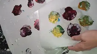 SOLD Petals on the Wind Adding texture to your Art #abstractart #acrylicpour #art