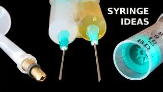 3 Awesome Ideas for Syringe | Life Hacks