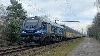 RTB euro 9000 💙 met auto trein in Langdorp op 23/01/2026