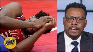 Paul Pierce is 'very concerned' about Joel Embiid's injury because Pierce had it before | The Jump