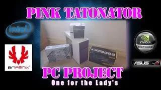 Pink Tatonator Gaming PC Project - Built by Richard Downie