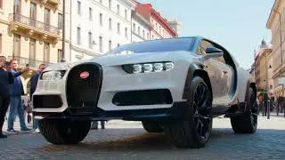 🔥 Luxury meets chaos! Bugatti vs Jeep 😎#EpicCars #Reels #viral 