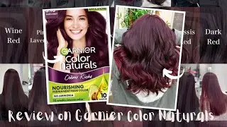 Hair Colour Review on Garnier Color Naturals Burgundy Shade 3.16 