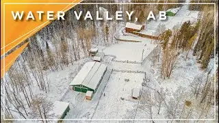 Alberta Real Estate Aerial Video Tour Production - 5544 Township Rd 302, Water Valley