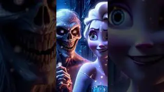 Frozen Shadows: Elsa&rsquo;s Dark Encounter#shorts#disney#ai#youtube #edit ￼#viral#video#dark