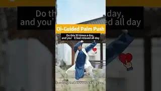 Qi-Guided Palm Push.🌿👉🏻www.taichidaofa.com #taichi #taiji #taichiforbeginner