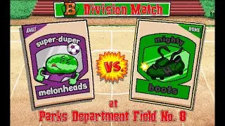 Backyard Soccer 98 Season Mode Episode 4: Mighty Boots VS S-D Melonheads--B Division Game 4--Again?