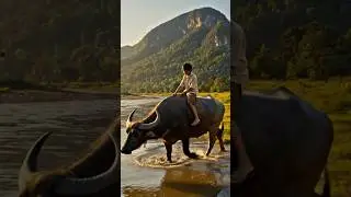 water buffalo god of human🙏❤️️ #movment #animals #baffalo