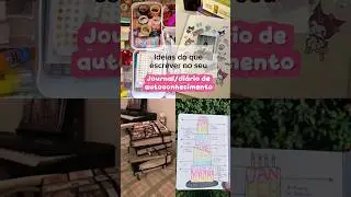 Ideias do que escrever no seu Journaldi&aacute;rio#ideas#journal#journaling#autoconhecimento#diario#diary