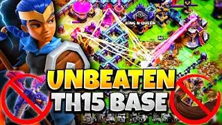 Best TH15 Anti 3 Star Base 2025 | Stops Root Riders & RC Charge Dragons