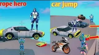 Building pe se car jump Kaise Karen in Rope Hero:vice town #video#like#subscribe#comment#youtube# 