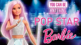 Barbie Pop Star/ You can be anything/Review/Обзор и распаковка куклы Барби Поп Звезда