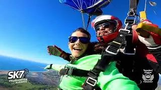 Tandem Skydive Salto de Paraquedas Algarve Andreia