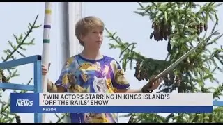 We're in the NEWS: Twin ACTORS star in Kings Island's 'Off the Rails!'