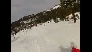 Boreal first terrain park run GoPro