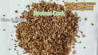 6-10mm,15-20mm Broken Cork Granules #corkgranules #corkgrain #brokencork