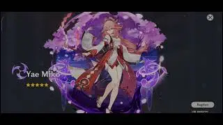 Yae miko gacha 77 pity (rate on)