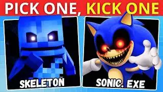 Pick One Kick One ~ Sonic vs Minecraft Edition | Quiz Intractor