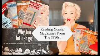 READING GOSSIP FROM 1950s MAGAZINES! | JASMINE CHISWELL