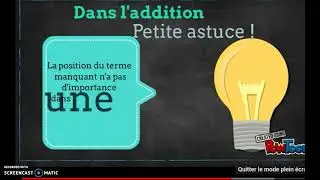 Termes manquants