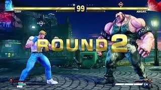 STREET FIGHTER V Cody vs Abigail