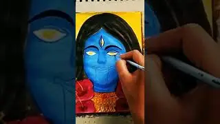 Ma kali face drawing🙏🌺🙏#makali#art#artwork
