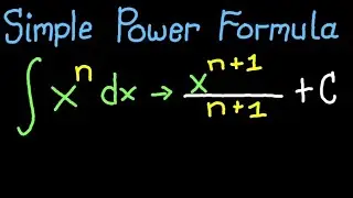 Integration - Simple Power Formula