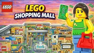 I Built a Giant LEGO Shopping Mall | Ultimate LEGO Build
