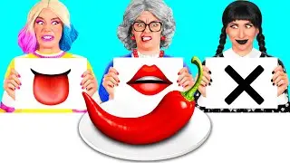 Откуси Лизни или Ничего Челлендж | Забавные Лайфхаки с Едой от BaRaDa Best