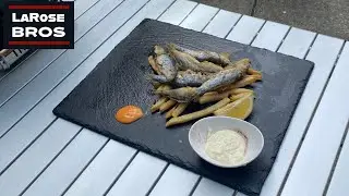 Herring and Shiner Perch Catch and Cook at Edmonds Fishing Pier - LaRoseBros