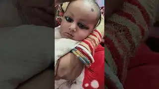 Babu ka head massage Kiya ja raha hai #Bhojpuri #cute #babyboy #sohar #trendingshorts #newborn baby#