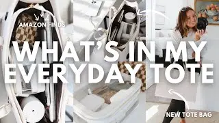What's In My Everyday Tote: new Amazon tote bag + work essentials + how I organize