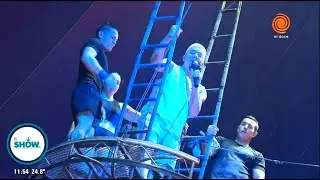 CIRCO DEL ÁNIMA así es parte del espectáculo de los trapecistas junto a Flavio Mendoza