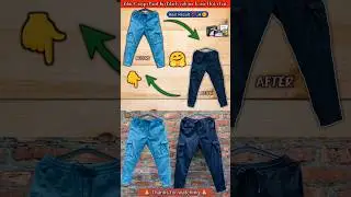जींस में कलर कैसे करें 👖Cargo pant ko colour kaise karen #shorts #youtubeshorts