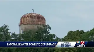 Renovation begins on old, rusty water tower in Eatonville