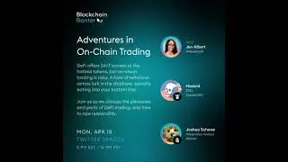 Adventures In On-Chain Trading -  18 April, 2022
