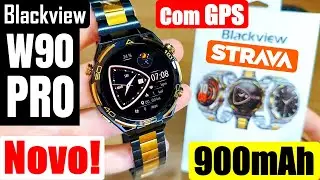 NOVO BLACKVIEW W90 PRO | SMARTWATCH DE LUXO, 