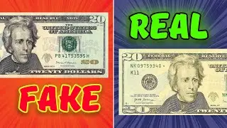 HOW to Spot a FAKE $20 Bill