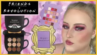 FRIENDS X REVOLUTION 2 | 💜 OPEN THE DOOR EYESHADOW PALETTE 🚪& ☕️ GRAB A COFFEE FACE PALETTE! ☕️