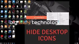 How to hide desktop icons on your computer.