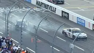 Finish Lap Xfinity 500 Martinsville Speedway 2021 #alexbowman #dennyhamlin #nascar #4k #hdr