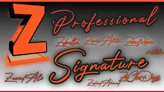 Z Signature | Z Signature Style | Signature With Alphabet Z | Z Signature Tutorial