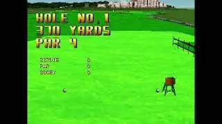 Hole Overview - Eikou no St Andrews: Old Course (PS1)