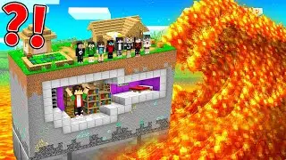 Minecraft but, Lava Rises Every Seconds!