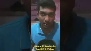 React JS Basics in Tamil Full Video