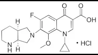 Moxifloxacin; Chemical name, Molecular Formula, Molar mass, Chemical Structure