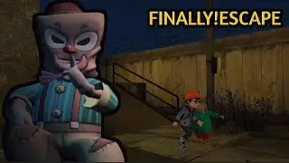 FREAKY CLOWN : TOWN MYSTERY HORROR GAMEPLAY/FINALLY! ESCAPE