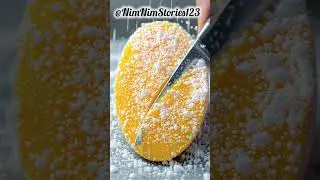 Frozen Mango Cutting ASMR 🍋 | Satisfying & Refreshing Fruit Sounds | Chill Vibes 😍 #asmr #satisfying