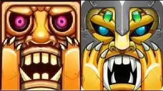 Run in Castle 3D vs Jungle Runner Rush Temple