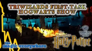 Triwizard Cup First Task Projection Show  Harry Potter Studio Tour London